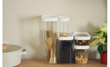 法國特福Optima食物儲存罐，專為廚房櫥櫃尺寸所設計的美感儲存罐