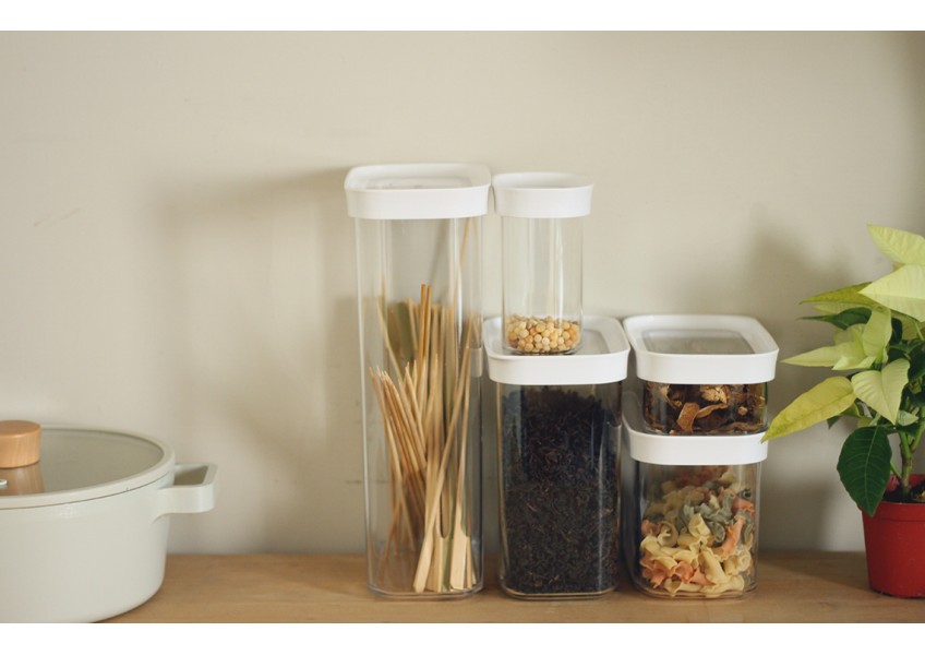 法國特福Optima食物儲存罐，專為廚房櫥櫃尺寸所設計的美感儲存罐