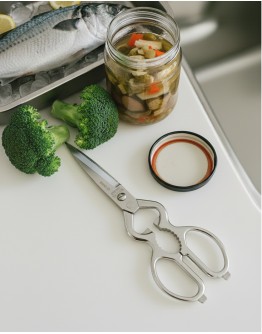 金鹿MIMATSU 廚房萬用可拆式剪刀1入（日本製）