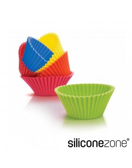 【Siliconezone】8.5cm施理康耐熱造型杯子蛋糕模(6入裝)