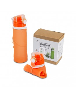 捲捲矽水瓶750ml-朝陽橘