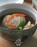 日式料理5：葛粉胡麻豆腐/赤味噌牛筯飯/鮮蝦山藥丸子百合羹/