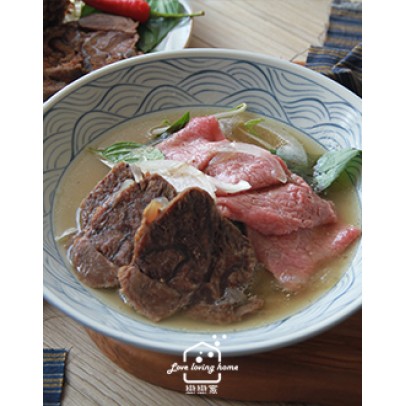 越式料理1：香茅松坂烤肉米線/越式牛肉湯/大理石紋水果冰淇淋(免冰淇淋機)