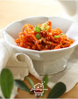 韓式料理2：韓式馬鈴薯燉排骨/糖醋肉/辣拌魷魚絲/脆皮營養年糕派