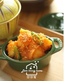 韓式料理3：山東燒雞+牛肉明太魚湯+辣味馬鈴薯小菜（加碼：不辣版本馬鈴薯小菜）+蜂巢糖餅
